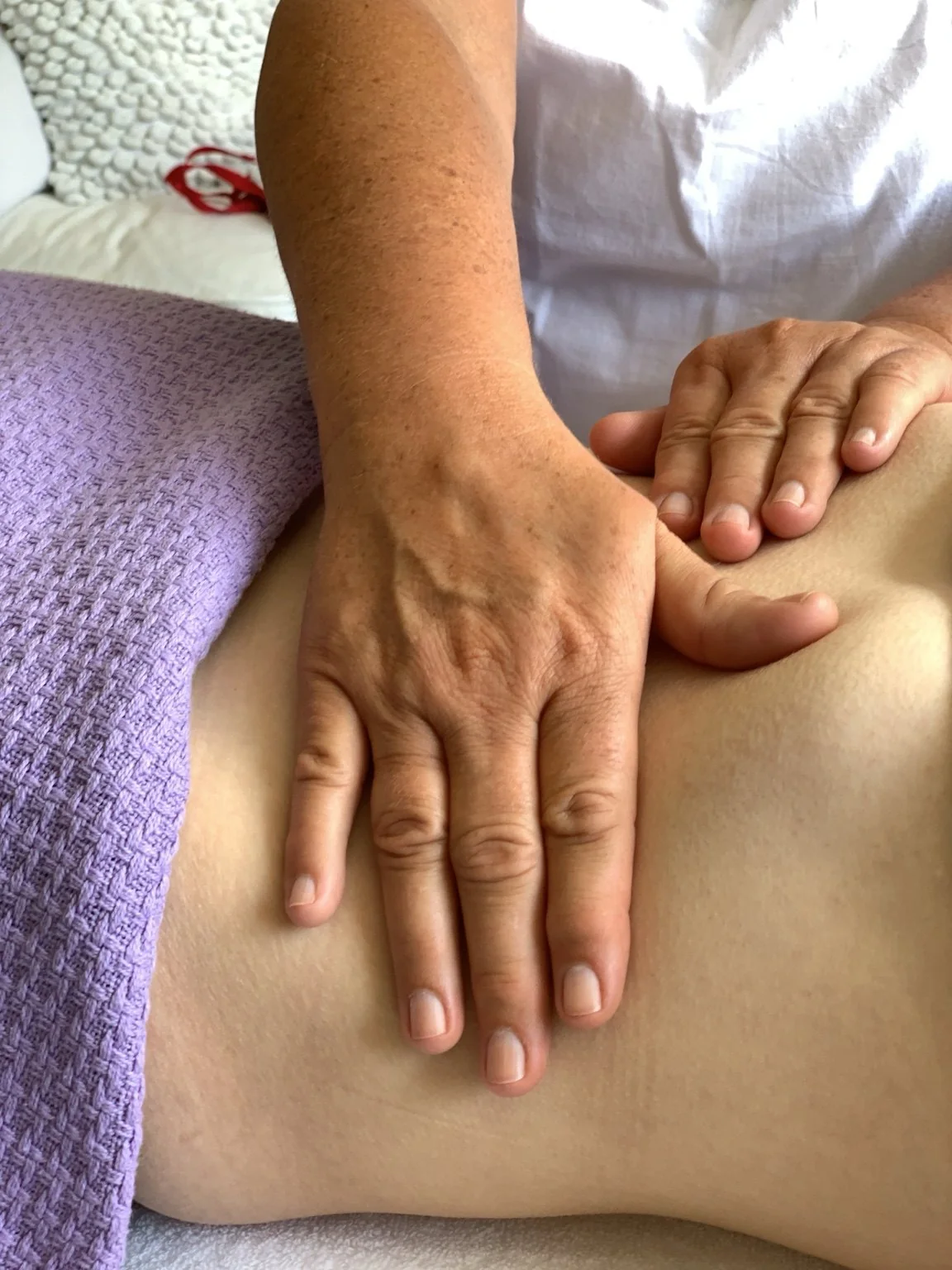 Vorbereitung einer klassischen Ganzkörpermassage